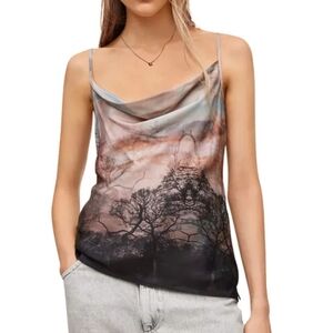 AllSaints Hadley Sumire top, Size 0